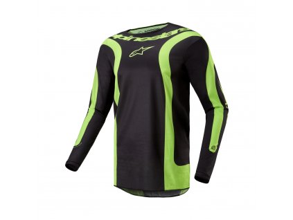 Dres FLUID LURV, ALPINESTARS (černá/žlutá fluo) 2024