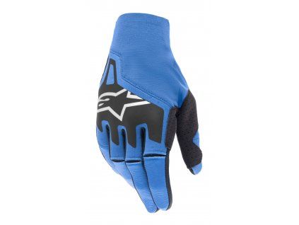 rukavice TECHSTAR, ALPINESTARS (modrá/černá/bílá)