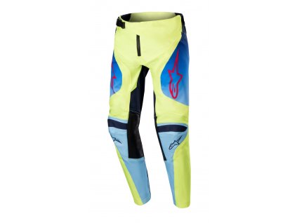 Kalhoty RACER HOEN, ALPINESTARS, dětské (žlutá fluo/modrá/červená) 2024