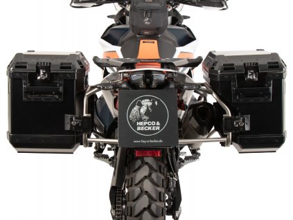 HEPCO & BECKER boční nosiče včetně bočních kufrů XPLORER PRO | KTM 890 Adventure/R/Rally (2021-2022)