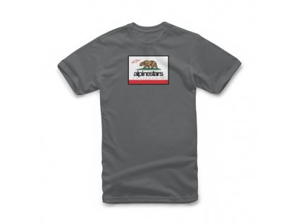 Triko CALI 2.0 TEE, ALPINESTARS (tmavá šedá)