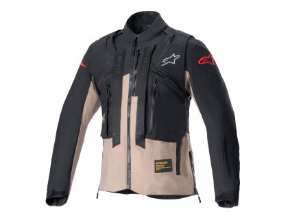 bunda TECHDURA, ALPINESTARS (černá/hnědá) 2025