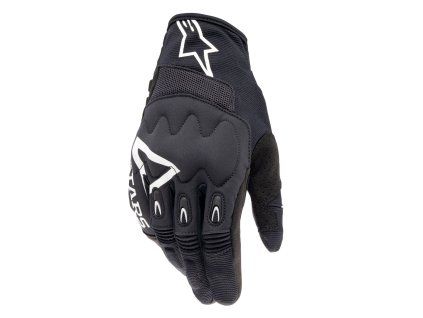 rukavice TECHDURA, ALPINESTARS (černá/bílá)