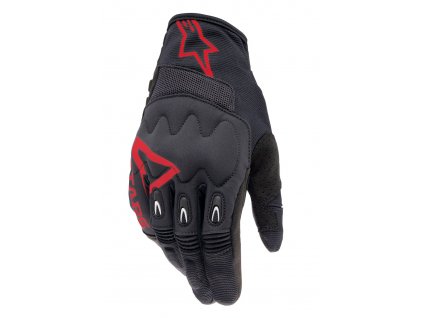 rukavice TECHDURA, ALPINESTARS (černá/červená) 2024