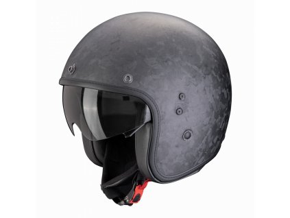Moto přilba SCORPION BELFAST EVO ONYX CARBON matná černá