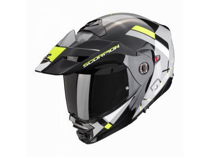 Moto přilba SCORPION ADX-2 GALANE šedo/černo/fluo žlutá