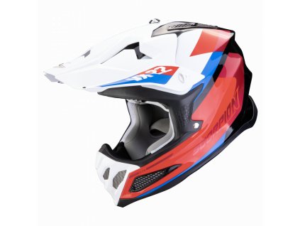 Moto přilba SCORPION VX-22 AIR BETA černo/červeno/bílá