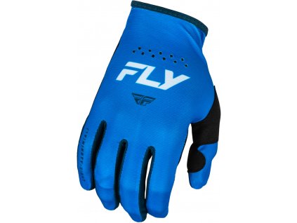 Rukavice LITE, FLY RACING - USA 2024 (modrá/bílá)