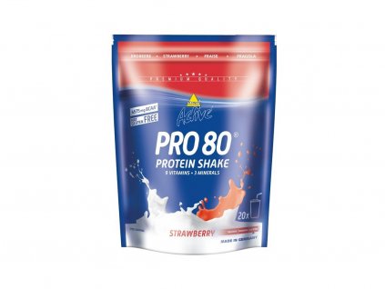 Protein ACTIVE PRO 80 / 500 g Jahoda (Inkospor - Německo)