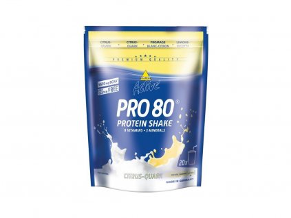 Protein ACTIVE PRO 80 / 500 g Citron-tvaroh (Inkospor - Německo)