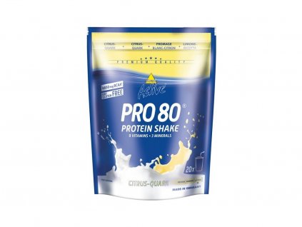 protein ACTIVE PRO 80 / 500 g Citron-tvaroh (Inkospor - Německo)