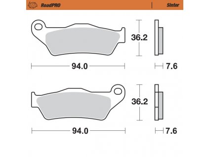 Přední destičky Motomaster - KTM 790/890/1050/1090/1190/1290