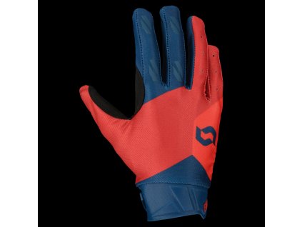 glove EVO TRACK dark blue/neon red