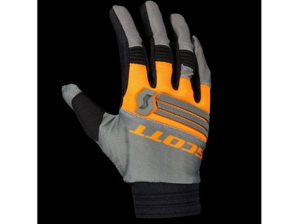 glove X-PLORE grey/orange