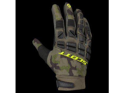 glove X-PLORE PRO green camo/yellow