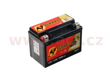 baterie gelová 12V, YTZ14S, YTZ14S-BS, 11Ah, 190A, BANNER Bike Bull GEL 151x87x110