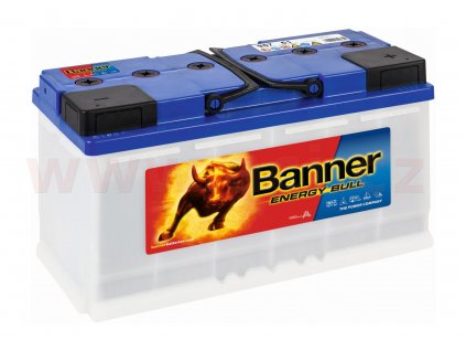 100Ah trakční baterie, pravá BANNER Energy Bull DUAL Power 354x175x190