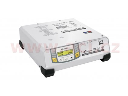 nabíječka/stabilizovaný zdroj GYSFLASH 100.12HF, 12 V, 20-1200 Ah, 100 A, kabely 2.5 m, menu v  češtině