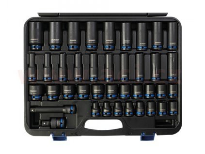 sada kovaných nástavců 1/2", 40 ks KUNZER