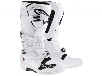 boty TECH 7, ALPINESTARS (bílé) 2024