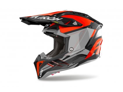 přilba AVIATOR 3 Saber, AIROH (lesklá oranžová) 2024