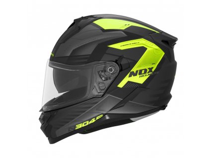 přilba N304S CARVER, NOX (černá matná,žlutá) 2025
