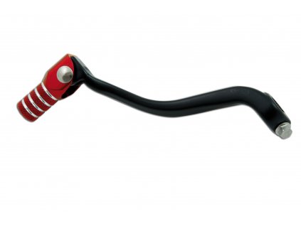 řadící páka hliníková Kawasaki, RTECH (černo-červená)