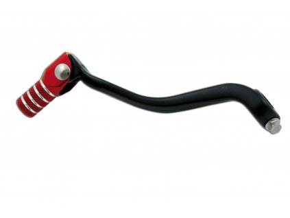 řadící páka hliníková Suzuki, RTECH (černo-červená)