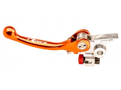 brzdová páčka KTM (pumpa Brembo), RTECH (oranžová)