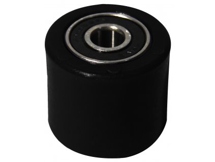 kladka řetězu univerzální, RTECH (černá, vnitřní průměr 8 mm, vnější průměr 31 mm, šířka 28 mm)