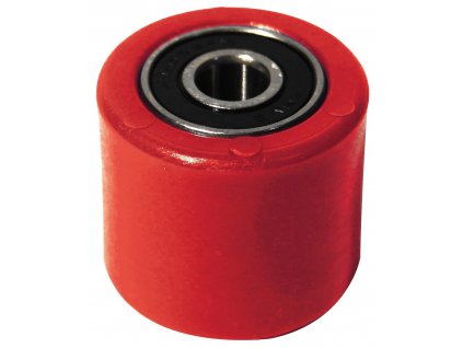 kladka řetězu univerzální, RTECH (červená, vnitřní průměr 8 mm, vnější průměr 31 mm, šířka 28 mm)