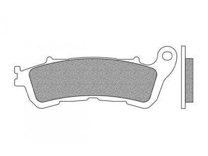 brzdové destičky, NEWFREN (směs ROAD TOURING SINTERED) 2 ks v balení