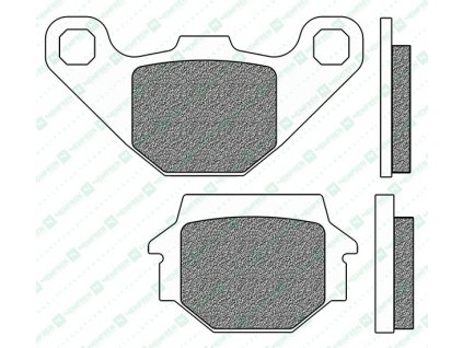 brzdové destičky, NEWFREN (směs ROAD TOURING ORGANIC) 2 ks v balení