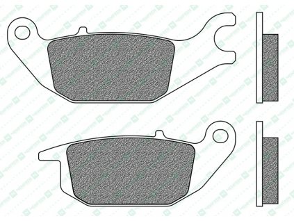 brzdové destičky, NEWFREN (směs ROAD TOURING ORGANIC) 2 ks v balení