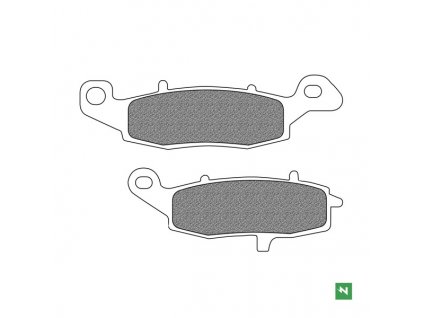 brzdové destičky, NEWFREN (směs ROAD TT PRO SINTERED) 2 ks v balení