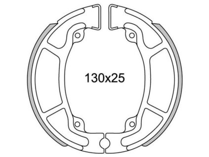 brzdové obložení (standardní materiál) NEWFREN (2 ks v balení)