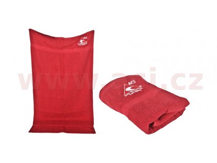 ručník ACI červený 100 % bavlna, 100x50 cm