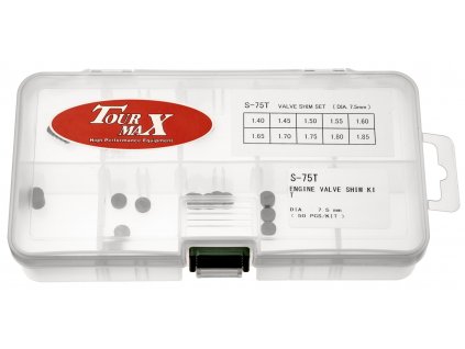 sada ventilových podložek Suzuki (průměr 7,5 mm, 50 ks), Tourmax