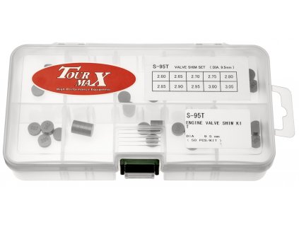 sada ventilových podložek Suzuki (průměr 9,5 mm, 50 ks), Tourmax