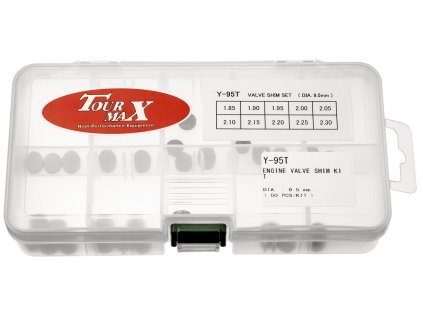 sada ventilových podložek Yamaha (průměr 9,5 mm, 50 ks), Tourmax