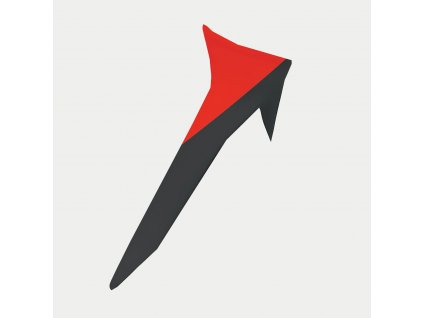 aerodynamický spoiler pro přilby SUPERTECH R-10 ELEMENT standardní profil, ALPINESTARS (černá/červená)