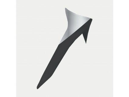 aerodynamický spoiler pro přilby SUPERTECH R-10 ELEMENT standardní profil, ALPINESTARS (černá/stříbrná)