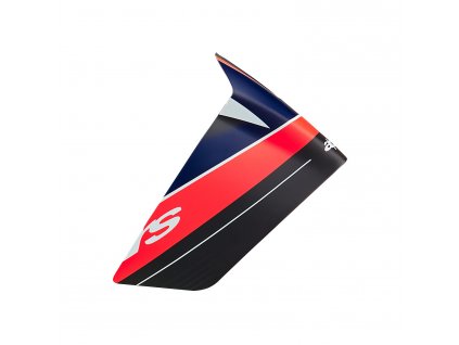 aerodynamický spoiler pro přilby SUPERTECH R-10 TEAM racing profil, ALPINESTARS (černá/červená/modrá/bílá)