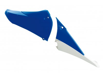 vrchní díl spoileru chladiče (Yamaha YZ 450 F 10-13), RTECH (modro-bílý)