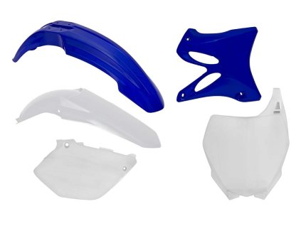 sada plastů Yamaha, RTECH (modro-bílé, 5 dílů)