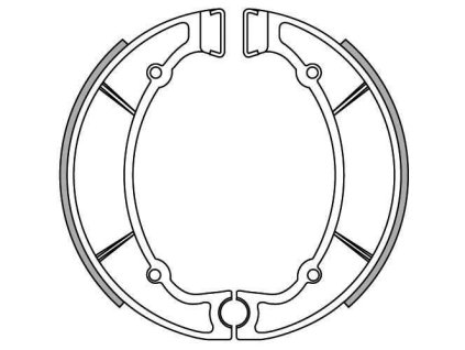 brzdové obložení, NEWFREN (standardní materiál) 2 ks v balení