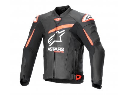 bunda GP PLUS R 4 AIRFLOW, ALPINESTARS (černá/červená fluo/bílá) 2024