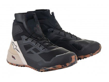 boty CR-1, ALPINESTARS (černá/světle hnědá) 2027