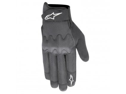 rukavice STATED AIR, ALPINESTARS (černá/stříbrná) 2024
