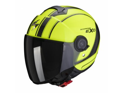 Moto přilba SCORPION EXO-CITY SCOOT neonově žluto/černá